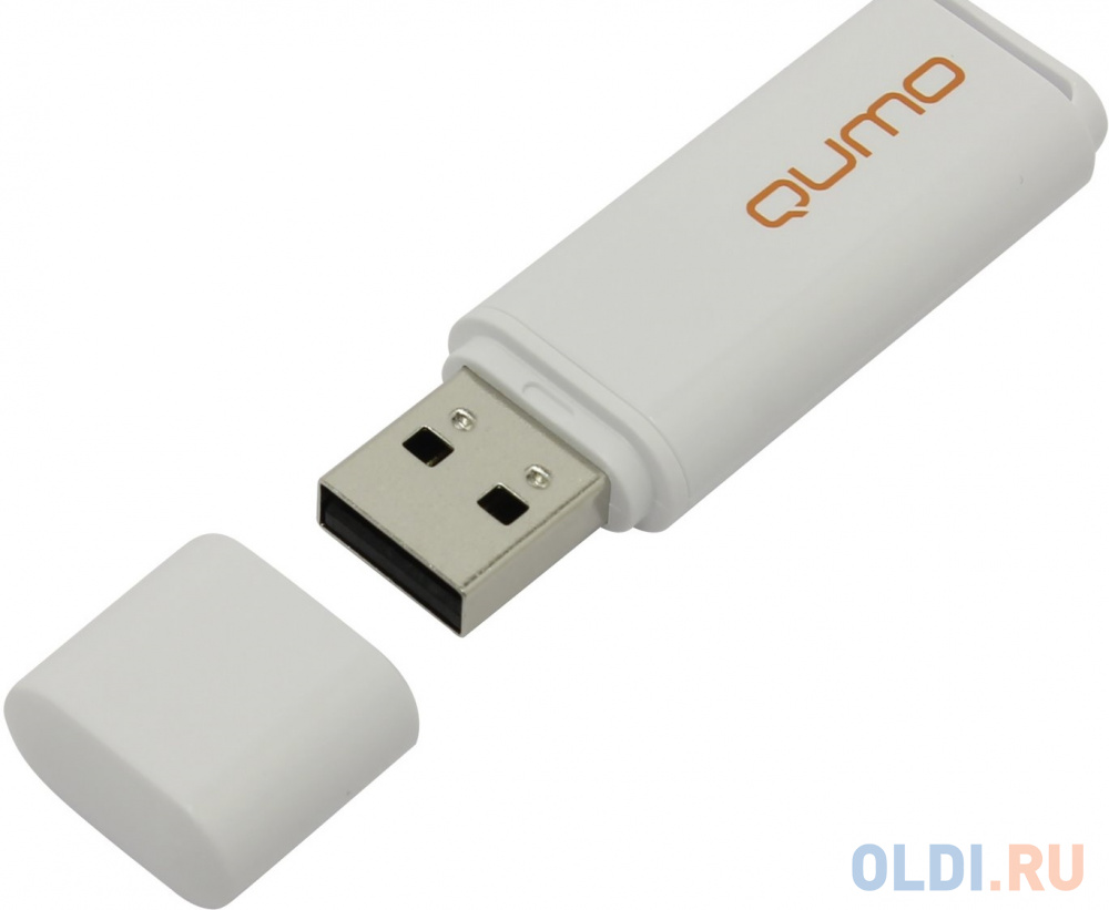 Флешка 8Gb QUMO Optiva 01 USB 2.0 белый QM8GUD-OP1-white