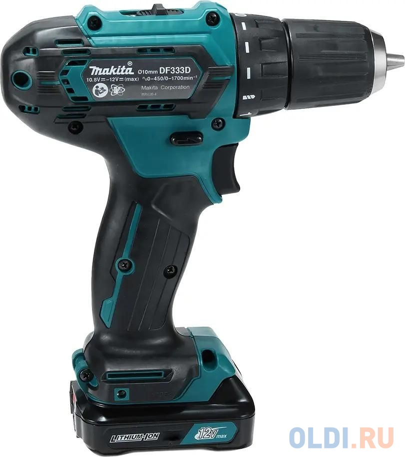 Дрель-шуруповерт Makita DF333DSAX6 аккум. патрон:быстрозажимной (кейс в комплекте) в Москвe