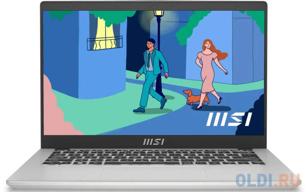 Ноутбук MSI Modern 14 C12MO-1086XRU 9S7-14J111-1086, 14&quot;, IPS, Intel Core i3 1215U 1.2ГГц, 6-ядерный, 16ГБ DDR4, 512ГБ SSD,  Intel UHD Graphics,