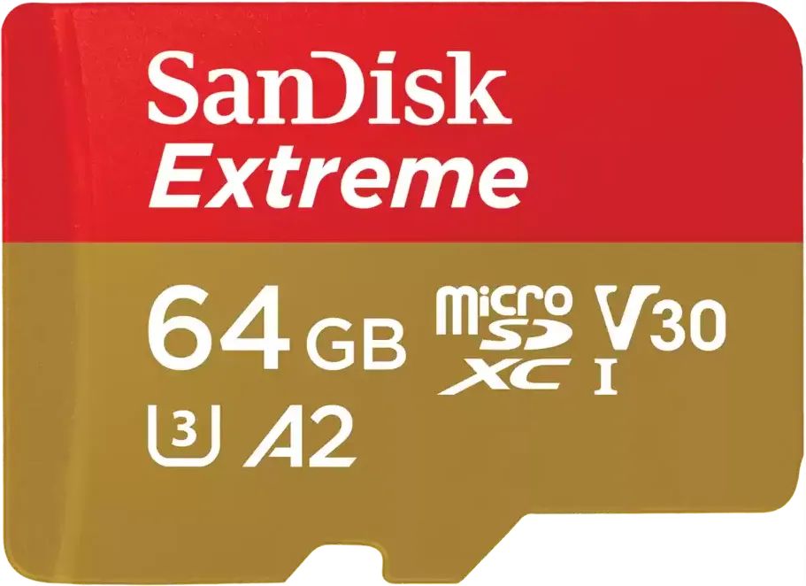 Карта памяти microSDXC SanDisk Extreme 64Gb (SDSQXAH-064G-GN6MN) в Москвe