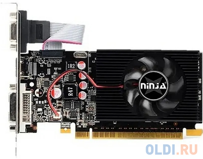 Видеокарта Ninja (Sinotex) GT730 1GB DDR3 128BIT DVI HDMI VGA 1FAN RTL в Москвe