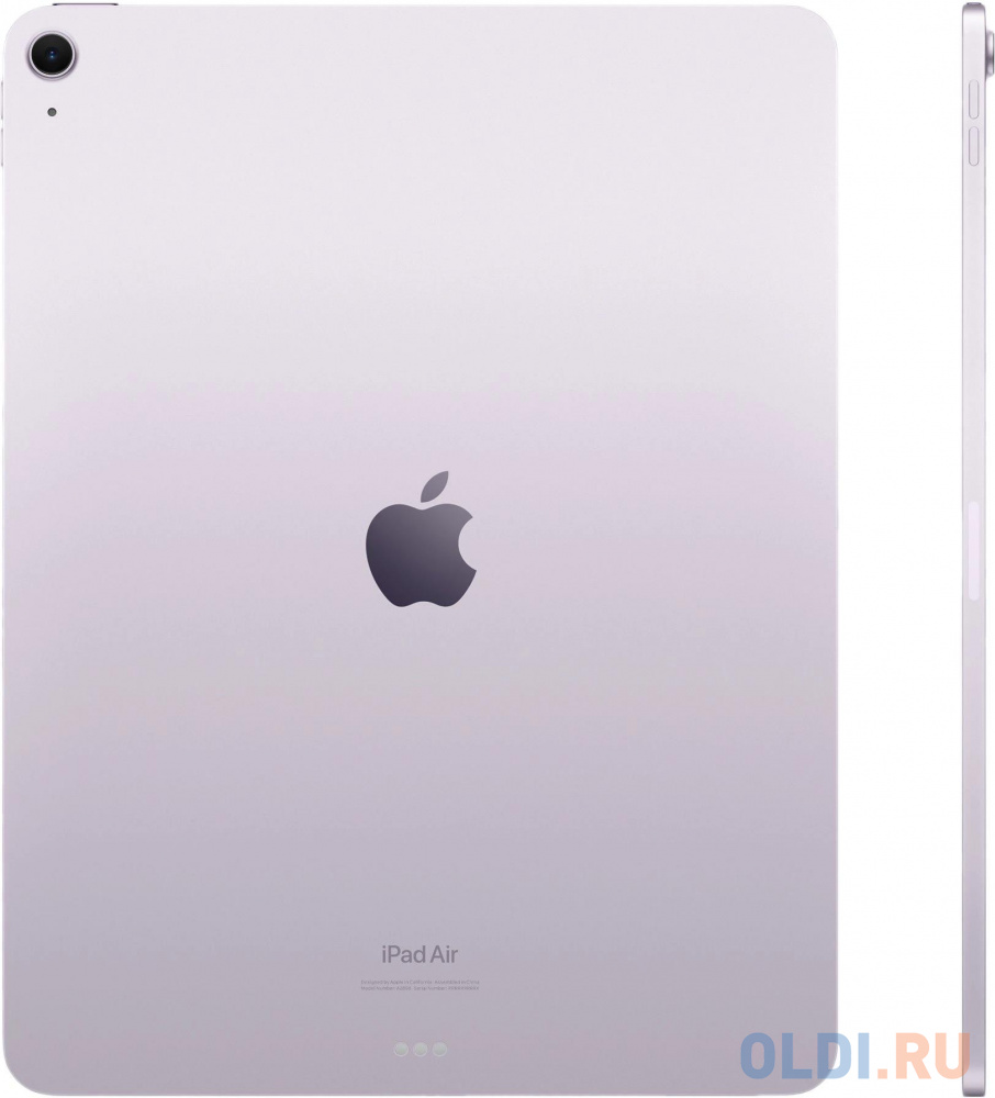 Планшет Apple iPad Air 2024 A2898 2.99 8C RAM8Gb ROM256Gb 13" IPS 2732x2048 iOS фиолетовый 12Mpix 12Mpix BT WiFi Touch 10hr в Москвe