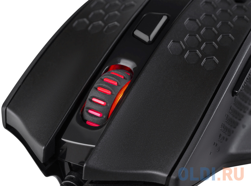 Игровая мышь REDRAGON BOMBER чёрная (USB, Pixart P3327, Huano, 6 кн., 12400 Dpi, RGB подсветка)