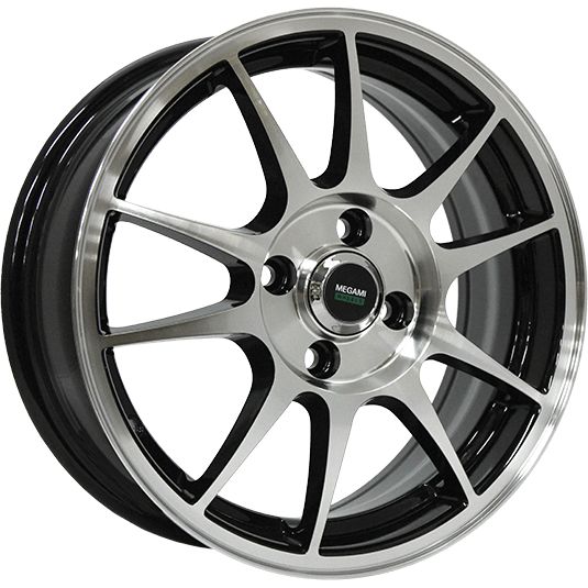 Диски R15 4x100 6J ET50 D60,1 Megami MGM-5 BKF в Москвe