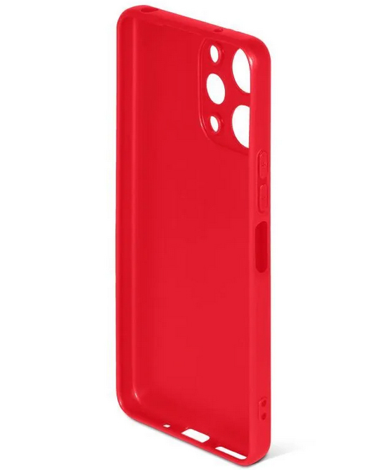 Чехол DF для Xiaomi Redmi 12 Silicone Red xiCase-94