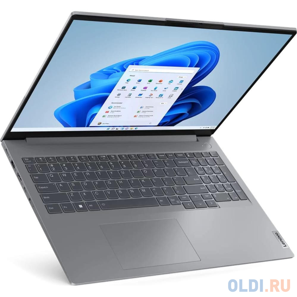 Ноутбук/ Lenovo ThinkBook 16 G6  IRL 16" WUXGA (1920x1200) IPS 300nits, i5-13420H, 8GB, 512GB_SSD, HD Cam,  71Wh, 11AX (2x2) & BT 5.2, NO_OS,