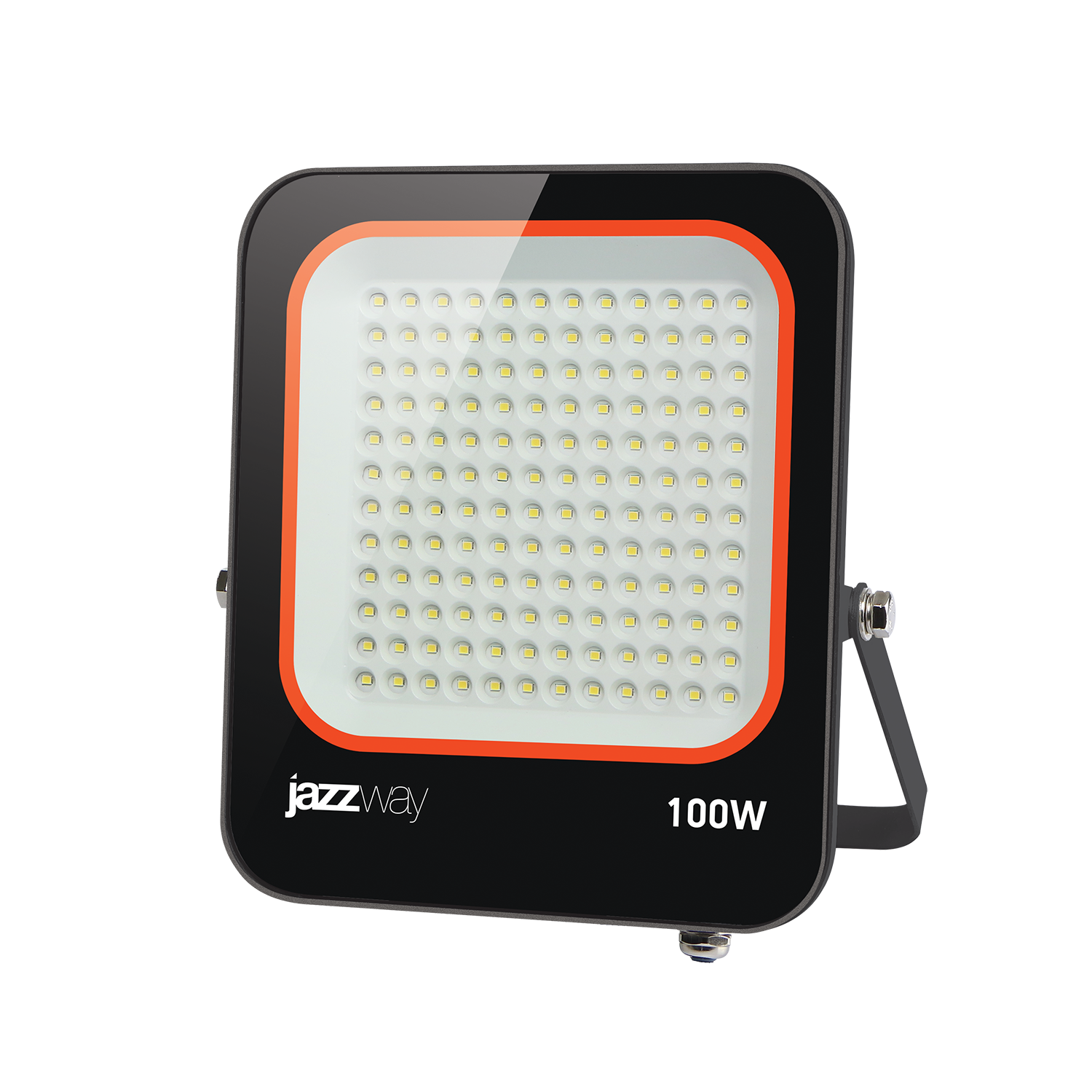 Прожектор светодиодный Jazzway, 100Вт, 9000лм, 6500K, Ra:80, IP65, черный (5039759)