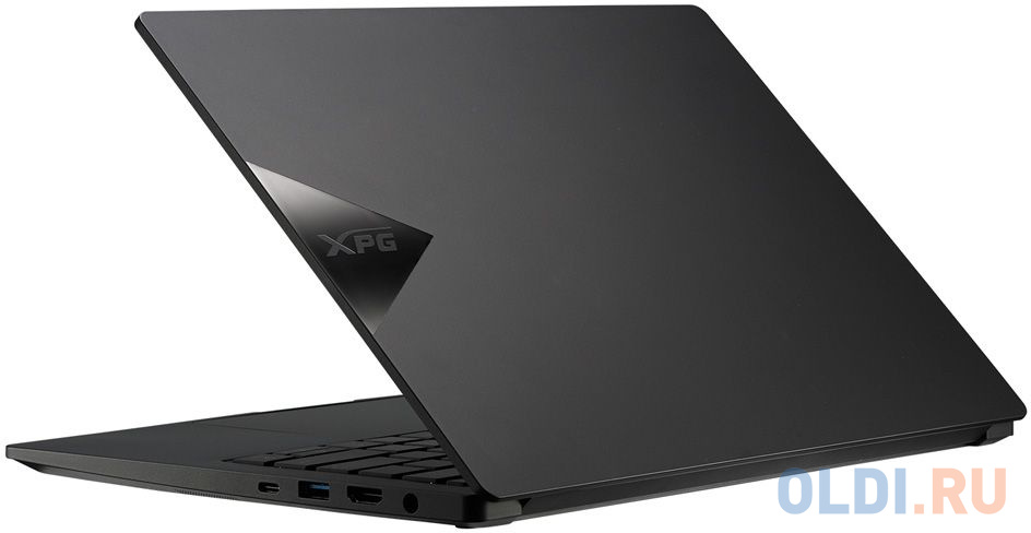 Ноутбук Adata XPG Xenia 14 Core i7 1165G7 16Gb SSD512Gb Intel Iris Xe graphics 14" IPS FHD (1920x1080) Windows 10 Home 64 black WiFi BT Cam