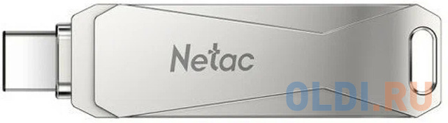 Флешка 256Gb Netac U782C USB 3.0 USB Type-C серебристый