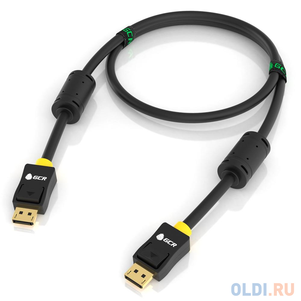 Кабель DisplayPort 3м Green Connection GCR-51915 круглый черный