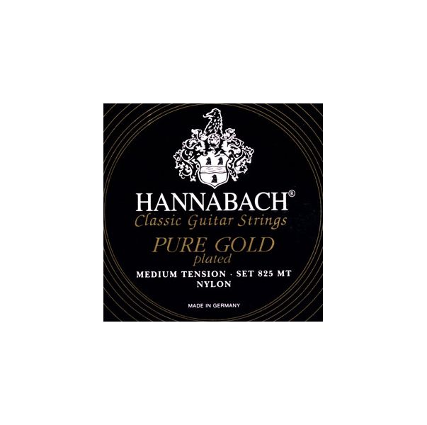 Струны Hannabach 825MT Black PURE GOLD нейлон для классической гитары