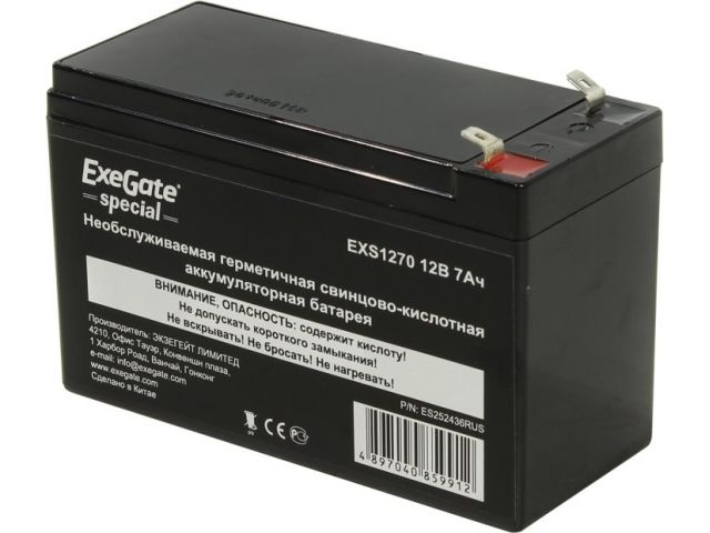 Батарея для ИБП ExeGate Special EXS1270 (ES252436RUS)