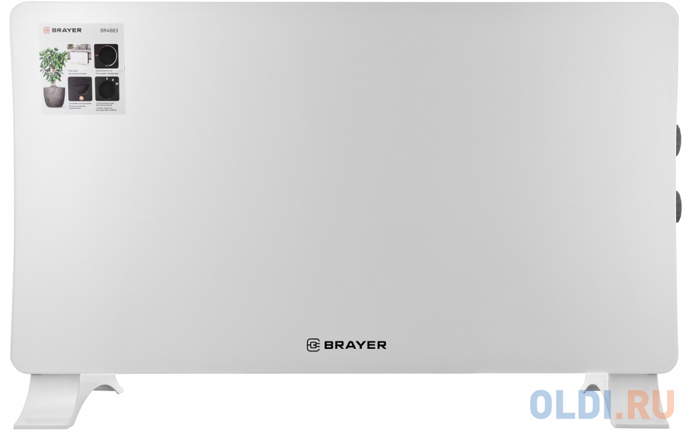 Конвектор Brayer BR4883 2000 Вт белый в Москвe