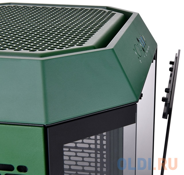 Корпус Thermaltake The Tower 300 Racing Green зеленый без БП miniITX 7x120mm 5x140mm 2xUSB3.0 audio bott PSU в Москвe