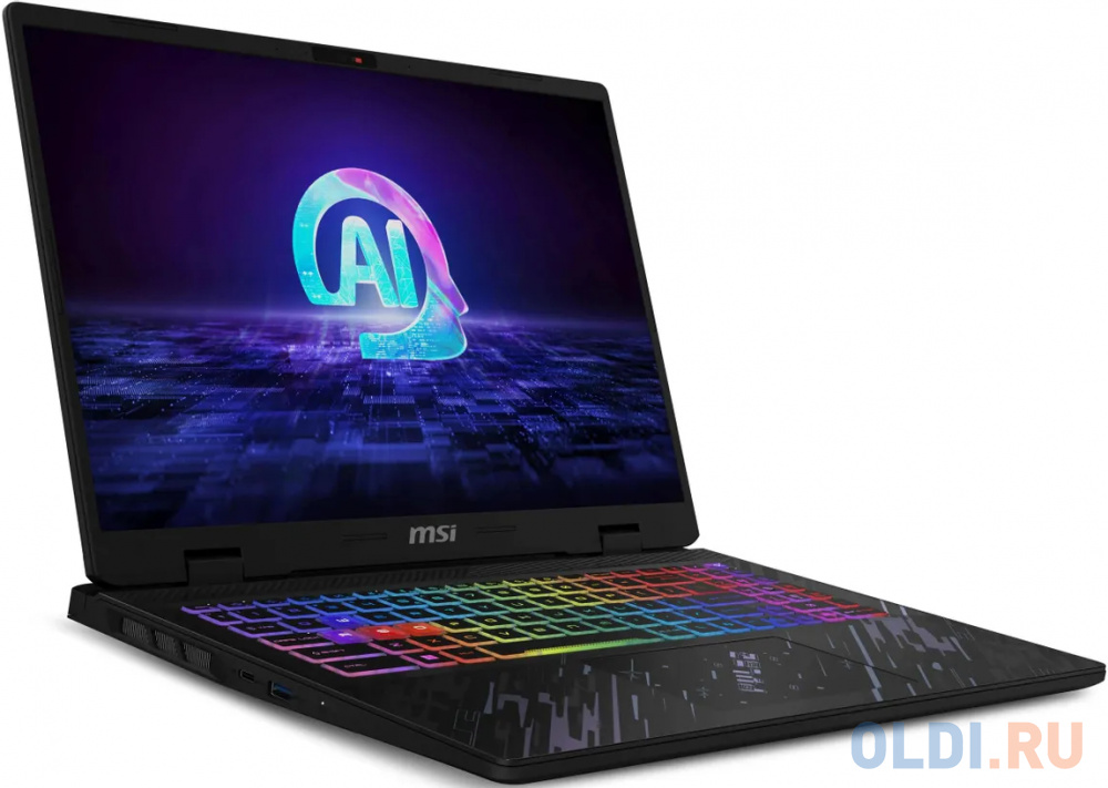 Ноутбук MSI Pulse 16 AI C1VGKG-018RU Core Ultra 7 155H 16Gb SSD1Tb NVIDIA GeForce RTX4070 8Gb 16" IPS QHD+ (2560x1600) Windows 11 black WiFi BT C