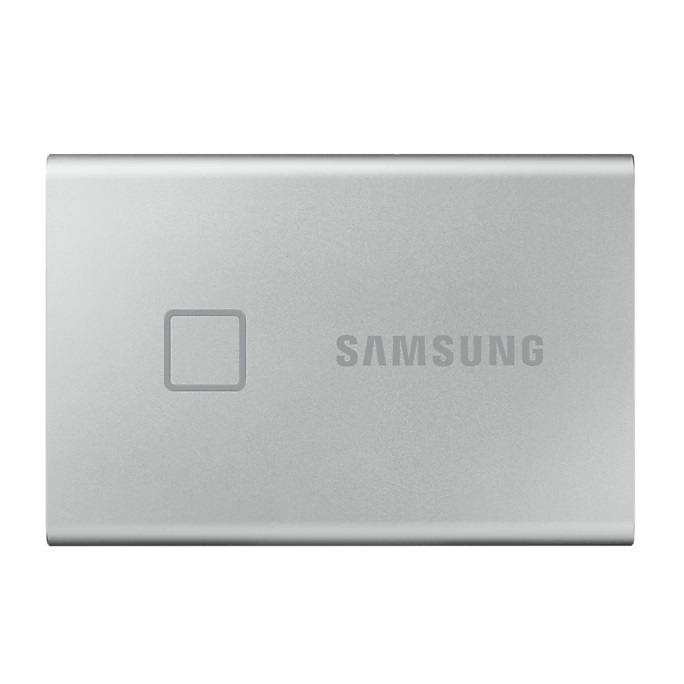 Внешний SSD Samsung Portable SSD T7 Touch 2 ТБ Type-C Silver Retail (MU-PC2T0S/WW) в Москвe