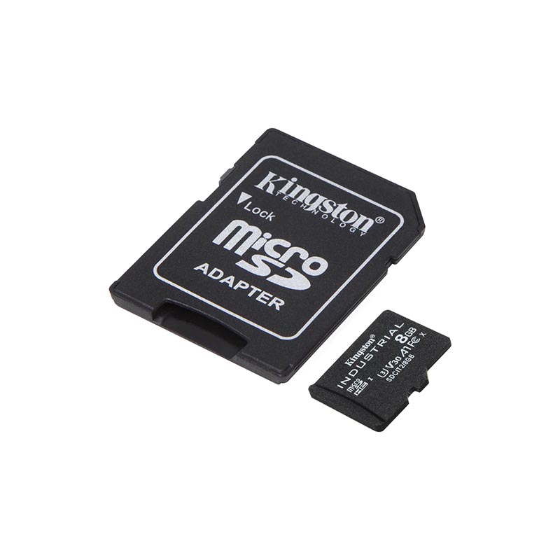 Карта памяти 8Gb - Kingston Industrial - Micro Secure Digital HC UHS-I U3, V30, A1 Class 10 SDIT/8GB в Москвe