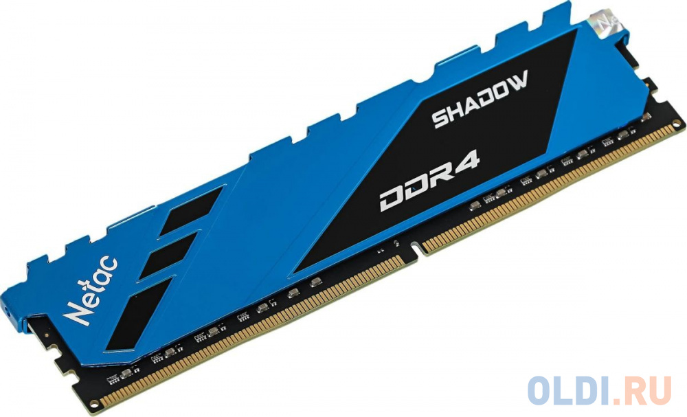 Память DDR 4 DIMM 16Gb PC25600, 3200Mhz, Netac Shadow S NTSSD4P32SP-16W   C16 White, с радиатором в Москвe