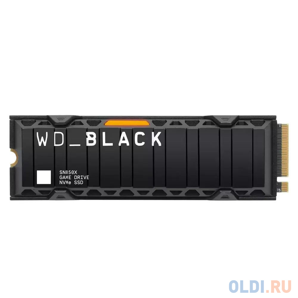 Твердотельный накопитель 2TB WD Black SN850X NVMe WDS200T2XHE, 7300/6600MB/s, IOPs 1200000/1100000, TBW 1200 {10} (891309) в Москвe