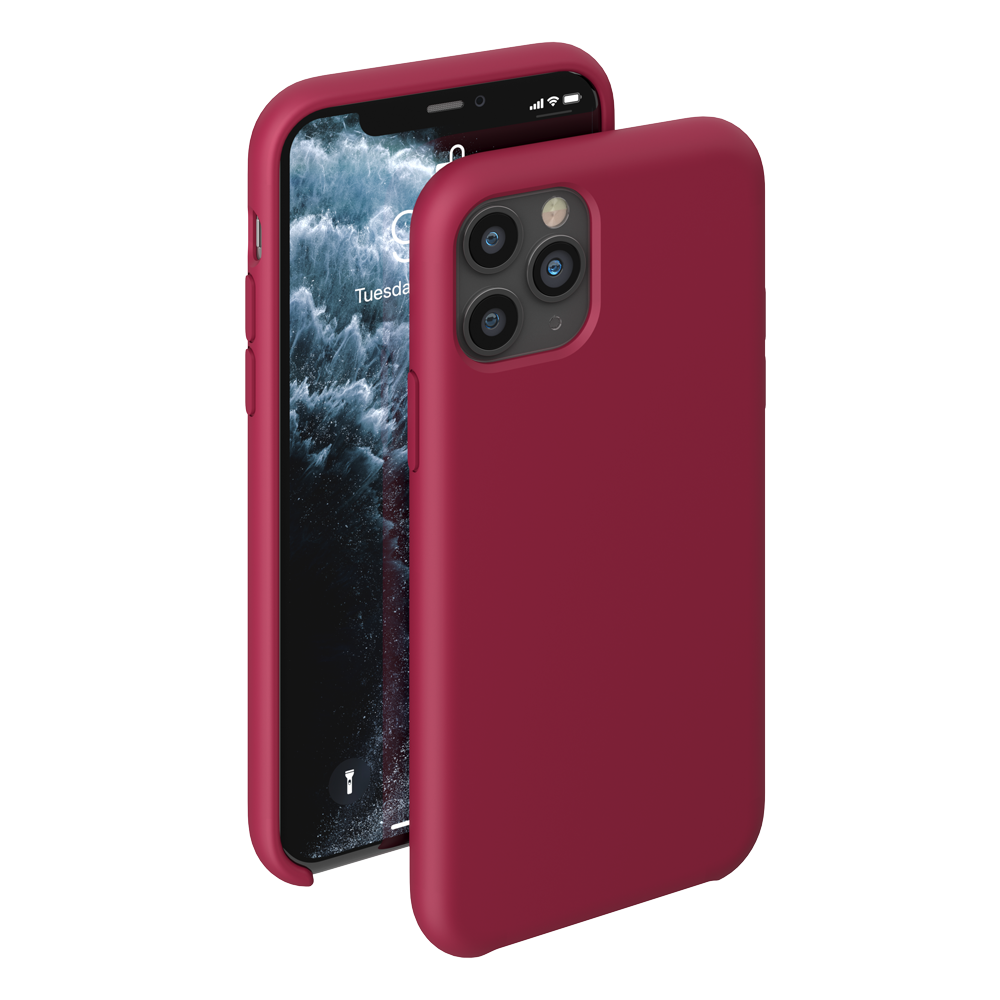 Чехол-накладка Deppa Liquid Silicone Case для смартфона Apple iPhone 11 Pro, красный (31298)