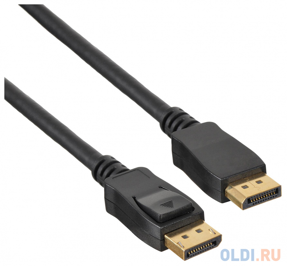 Кабель DisplayPort 1.5м Бюрократ BHP-DPP-1.4-1.5 круглый черный