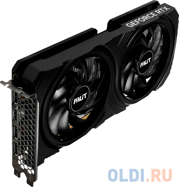 Видеокарта Palit PCI-E 4.0 RTX4060 INFINITY 2 NVIDIA GeForce RTX 4060 8Gb 128bit GDDR6 1830/17000 HDMIx1 DPx3 HDCP Ret в Москвe