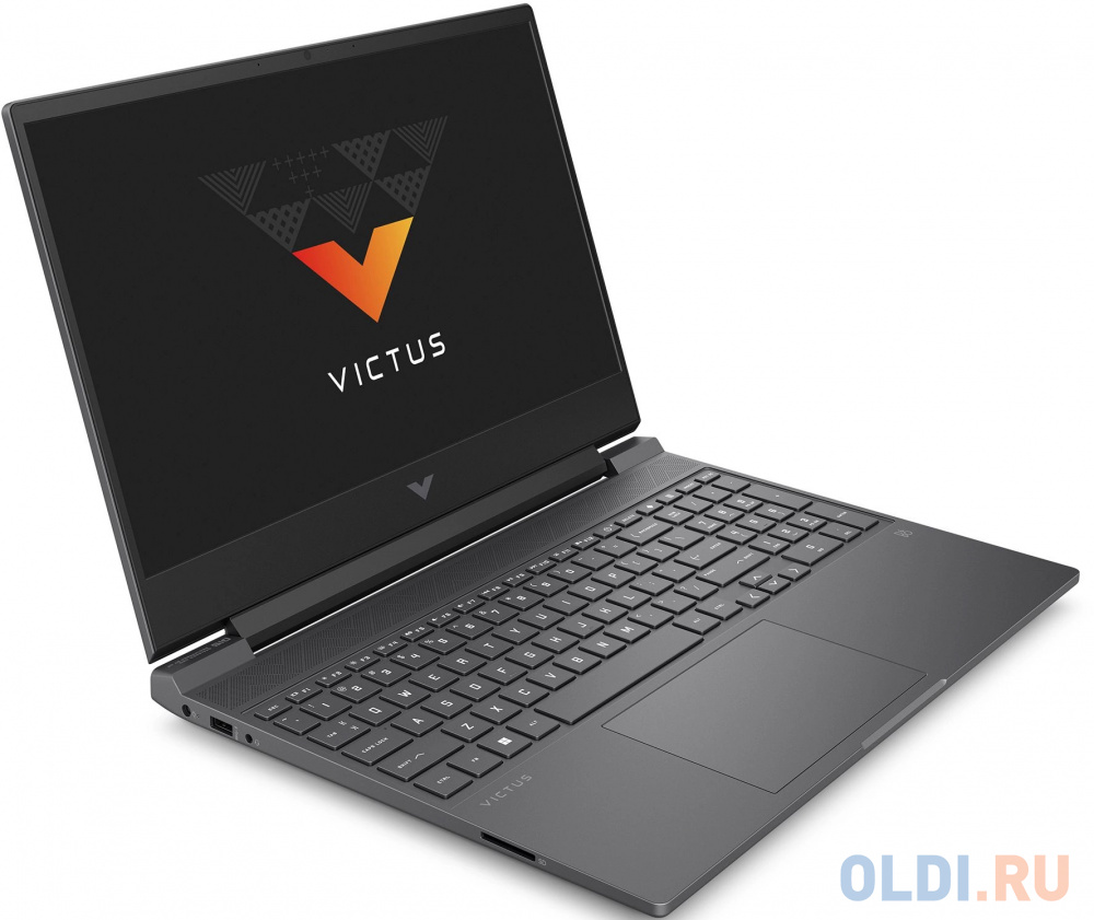 Ноутбук HP Victus 15-fa1042ci Core i5 13500H 16Gb SSD512Gb NVIDIA GeForce RTX 3050 6Gb 15.6" IPS FHD (1920x1080) Free DOS grey WiFi BT Cam (8F7J2