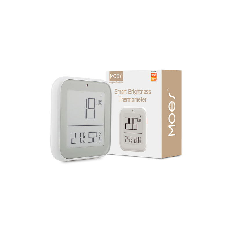 Датчик Moes Bluetooth Temperature and Humidity + Light Sensor BSS-ZK-THL-C