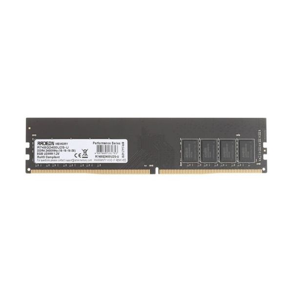 Память оперативная DDR4 AMD 8Gb 2400MHz pc-19200 (R748G2400U2S-U) rtl в Москвe