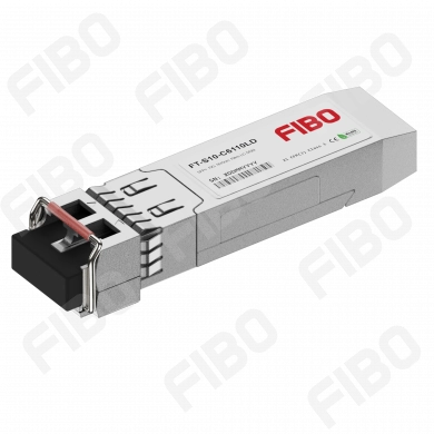 Модуль SFP+ FIBO, 10 км, LC, Tx:1610 нм, 10 Гбит/с, SM, двойной, WDM, DDM (FT-S10-C6110LD )