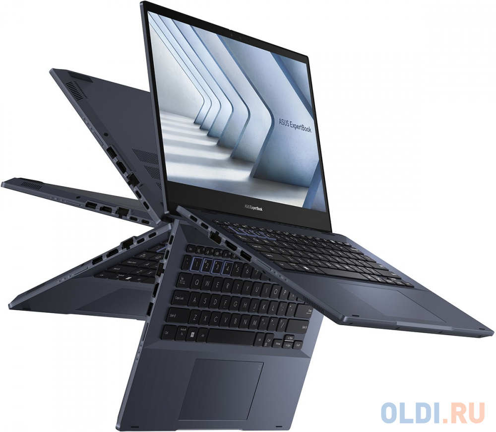 Ноутбук Asus ExpertBook B5 Flip B5402FVA-HY0278 Core i5 1340P 8Gb SSD1Tb Intel UHD Graphics 14" IPS Touch FHD (1920x1080) noOS black WiFi BT Cam