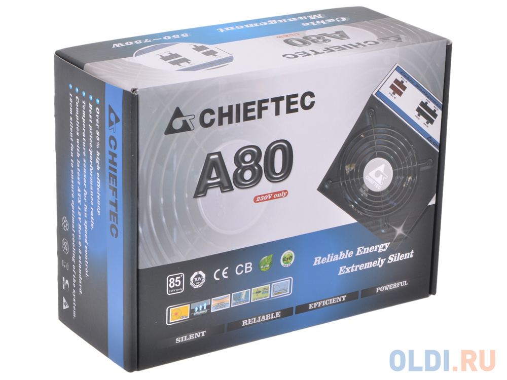 Блок питания Chieftec CTG-650C 650 Вт