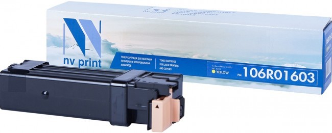 Картридж лазерный NV Print NV-106R01603Y (106R01603), желтый, 2500 страниц, совместимый, для Xerox Phaser 6500, WorkCentre 6505