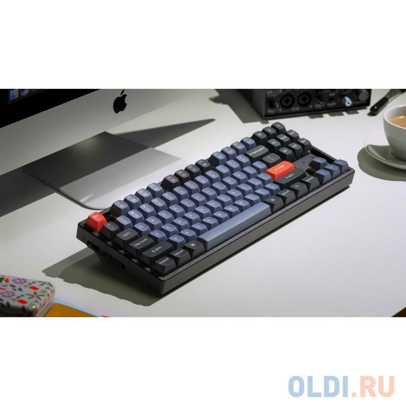 Беспроводная механическая клавиатура QMK Keychron K8 Pro, 87 клавиш, Hot-Swap, Gateron G pro Red Switch в Москвe