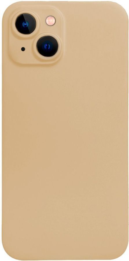 Чехол-накладка Gresso Smart Slim 360 для смартфона Apple iPhone 13, поликарбонат/стекло, золотистый (GR17SMT502)