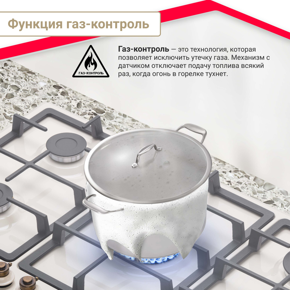 Варочная поверхность газовая Simfer H90W51O572 в Москвe