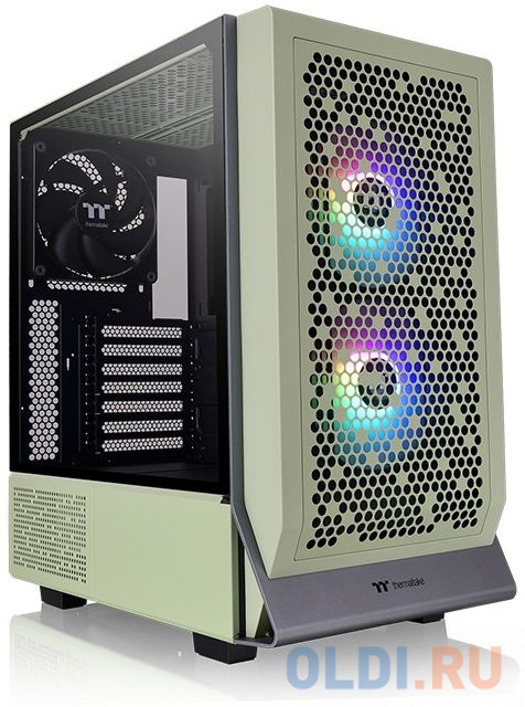 Корпус Thermaltake Ceres 300 TG ARGB Matcha зеленый без БП ATX 7x140mm 5x180mm 2xUSB3.0 audio bott PSU