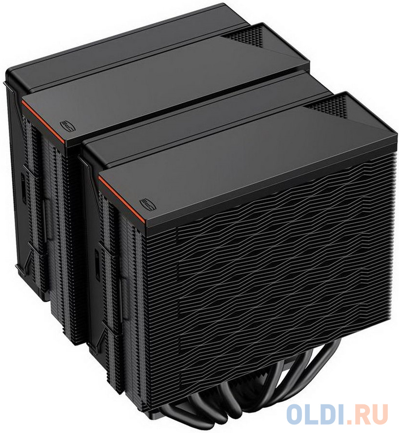 Вентилятор PCCooler RZ620 BK S115X/1200/1700/18XX/AM4/AM5 (8 шт/кор, TDP 265W, 2x120mm PWM FAN, 6 тепловых трубок 6мм, 500-2200RPM, 28-32dBa)