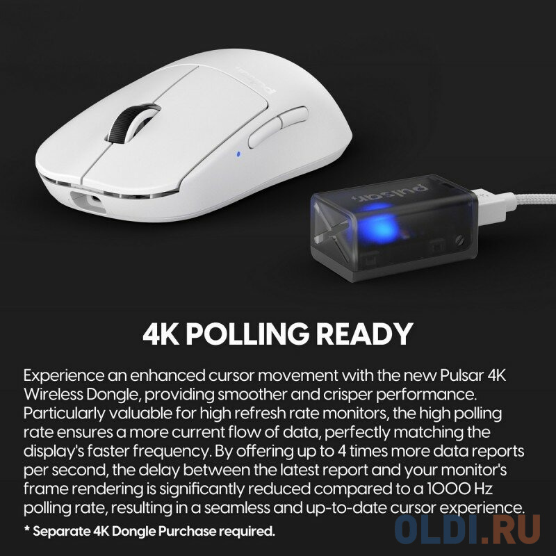 Игровая мышь Pulsar X2 V2 Wireless Size 1 White