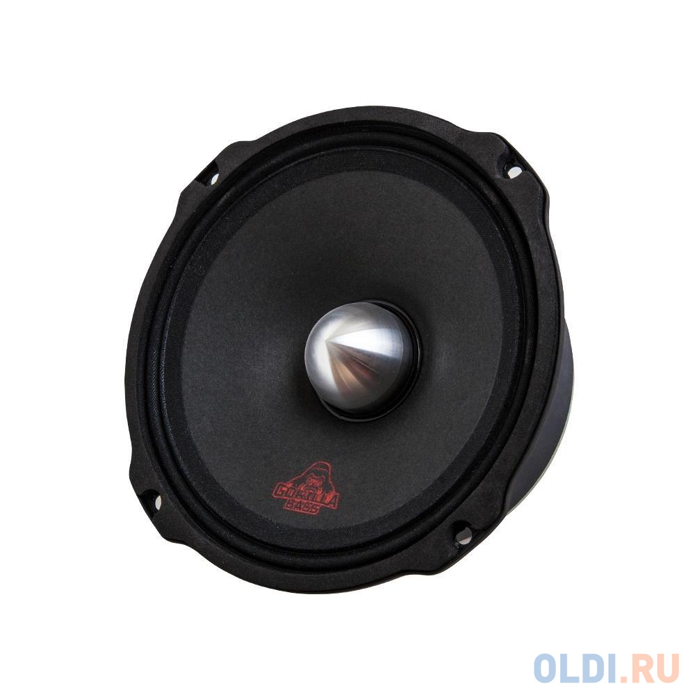 Колонки автомобильные Kicx Gorilla Bass MID M1 (без решетки) 300Вт 96.2дБ 4Ом 16см (6.5дюйм) (ком.:1кол.) широкополосные однополосные в Москвe