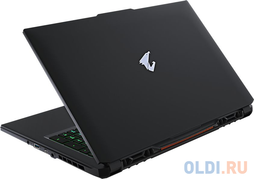 Ноутбук Gigabyte Aorus 7 Core i5 12500H 16Gb SSD512Gb NVIDIA GeForce RTX4050 6Gb 17.3" IPS FHD (1920x1080) Free DOS black WiFi BT Cam (9MF-E2KZ51