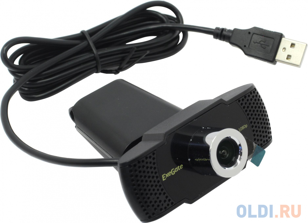 Exegate EX286183RUS Веб-камера ExeGate Business Pro C922 Full HD {матрица 1/3" 2 Мп, 1920х1080, 1080P, USB, микрофон с шумоподавлением, фикс. ф.,