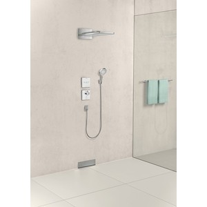 Шланговое подключение Hansgrohe FixFit Wall Square хром (26455000)