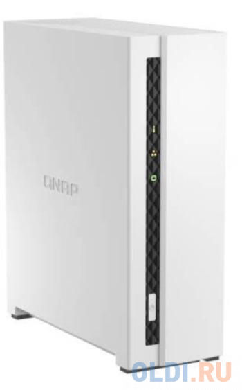 SMB QNAP TS-133 NAS 1 HDD tray. ARM 4-core Cortex-A55 1.8GHz, ram 2 GB (max), 1x1GbE, 1xUSB 2.0 port,1xUSB 3.2 Gen 1 в Москвe