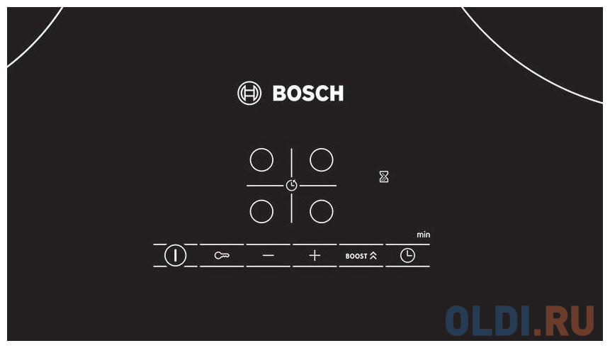 Варочная панель индукционная Bosch PIE611BB5E черный