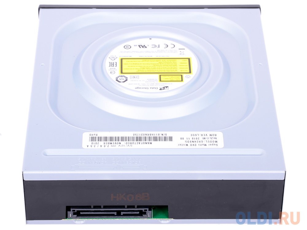 Оптич. накопитель DVD±RW HLDS (Hitachi-LG Data Storage) GH24NSD5 Black <SATA, OEM