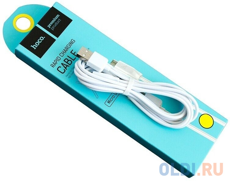 HOCO HC-42686 X1/ USB кабель Micro/ 2m/ 2.1A/ White