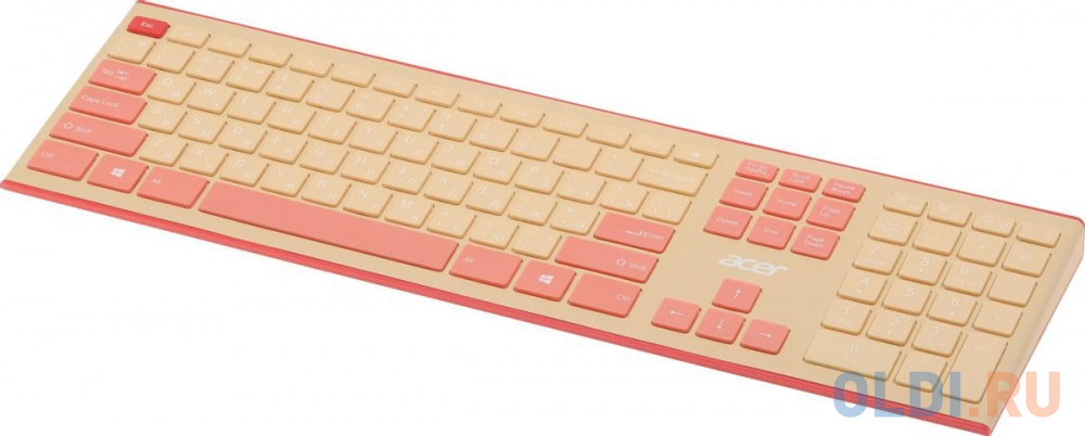 Клавиатура+мышь Acer OCC205 Wireless Beige/Pink в Москвe