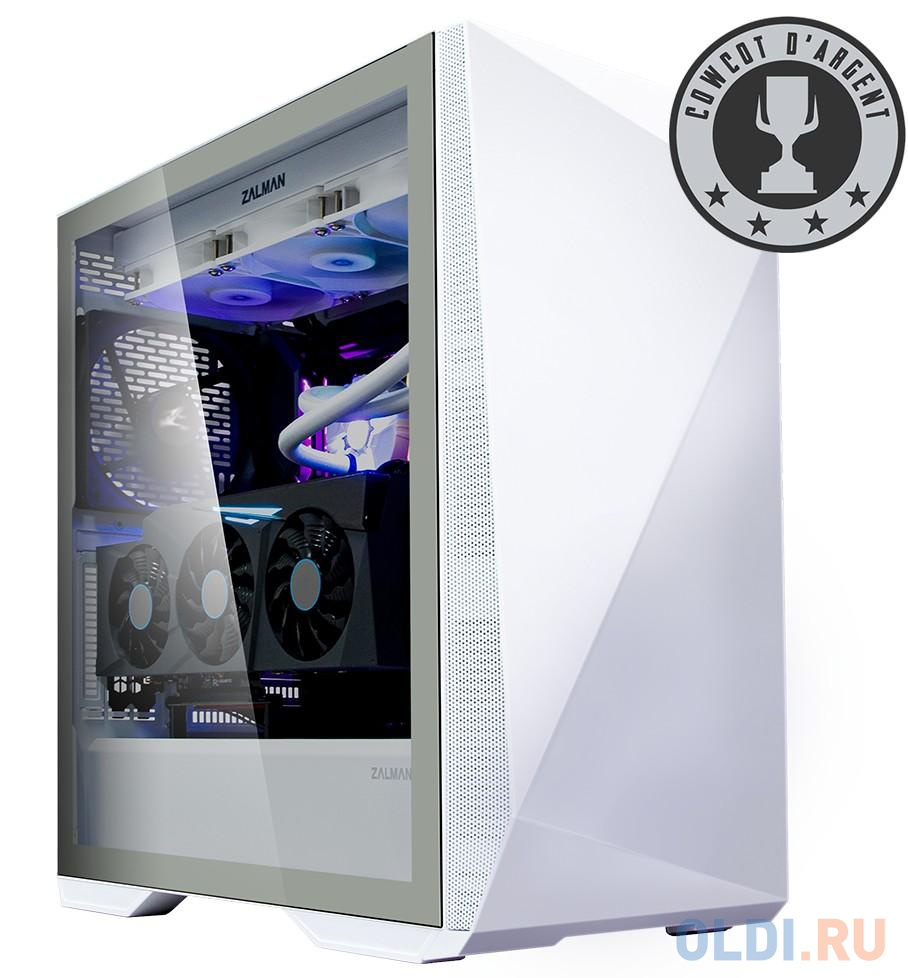 Корпус ATX Zalman Z9 Iceberg White Без БП белый