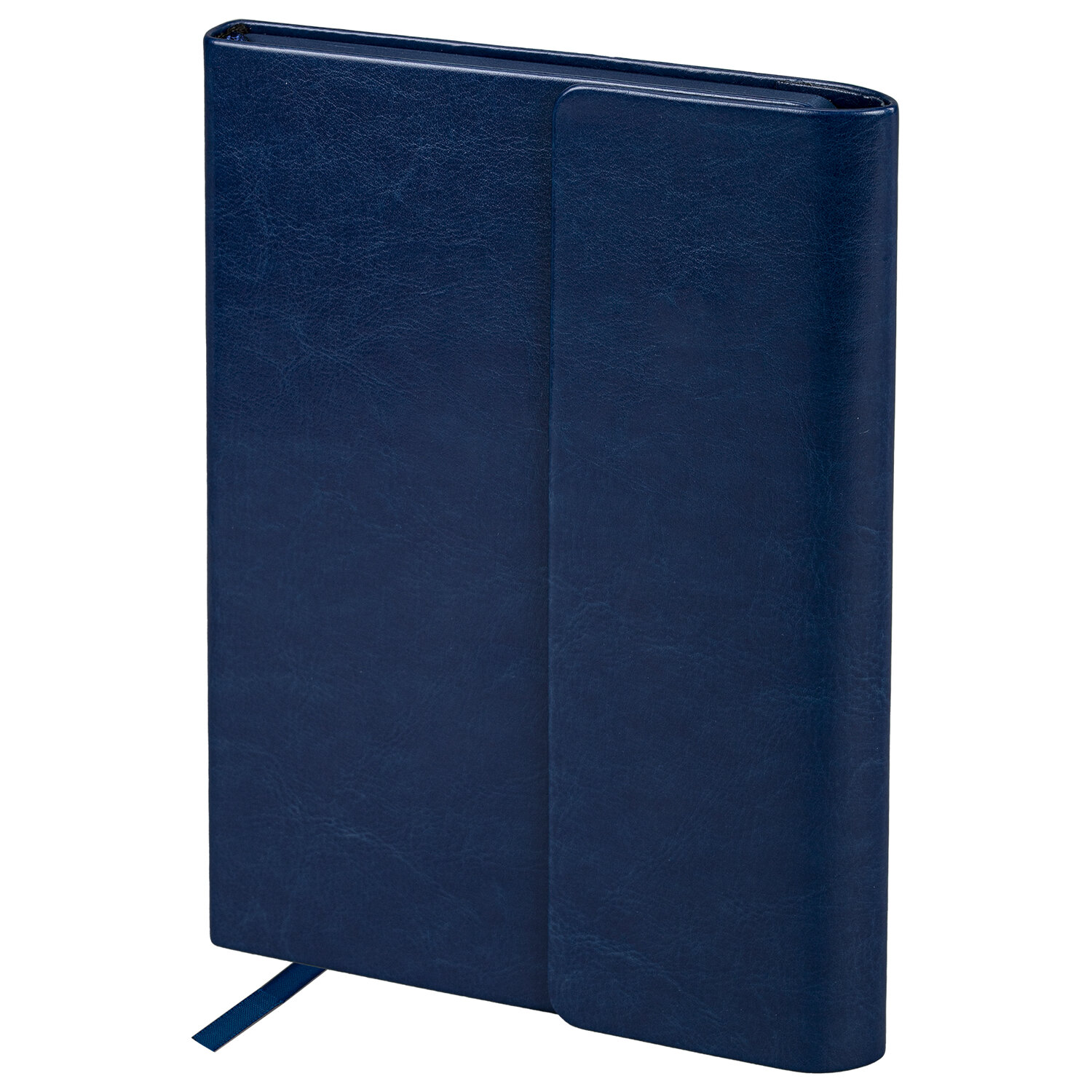 Ежедневник недатированный A5 BRAUBERG Magnetic X, в линейку, 160 листов синий (113279)